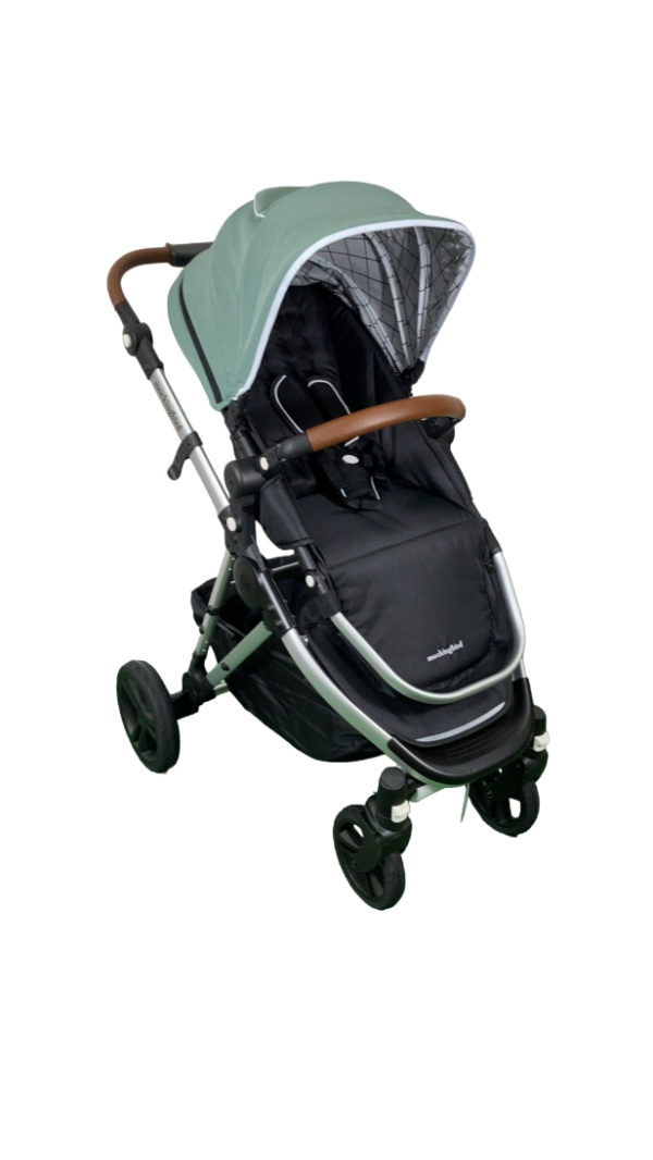 Mockingbird Single Stroller, 2023, Sage, Silver With Penny Leather, Windowpane Discount