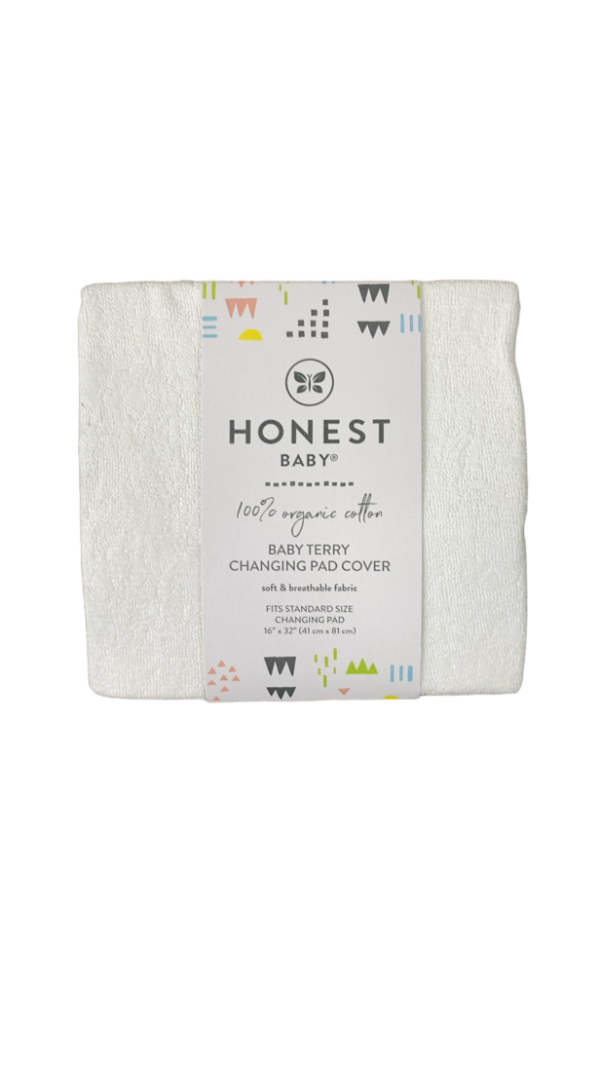 Honest Baby Organic Cotton Changing Pad Cover, Bright White Online now