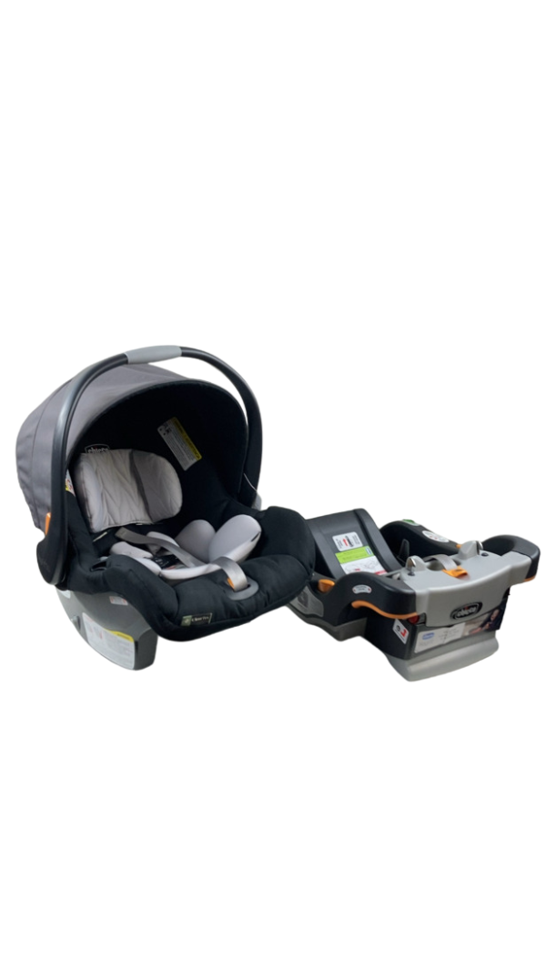Chicco KeyFit 30 ClearTex Infant Car Seat, 2022, Pewter For Sale