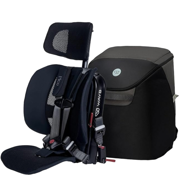 WAYB Pico Portable Car Seat Bundle, 2023, Jet, Carry Bag For Discount