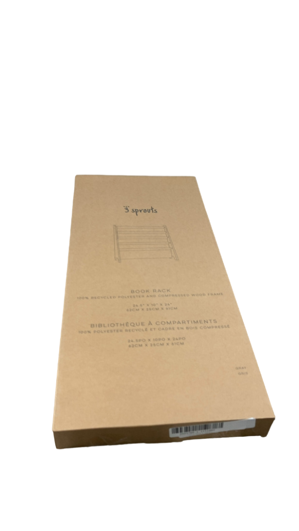 3 Sprouts Book Rack, Gray on Sale - Image 2