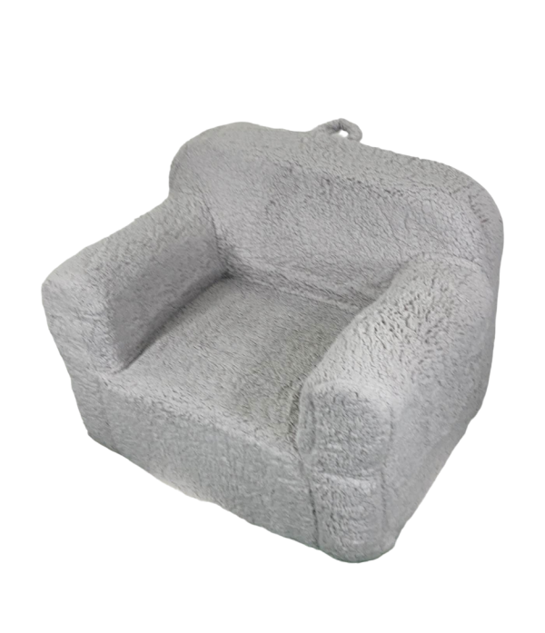Delta Children Cozee Sherpa Chair, Grey Sherpa For Sale