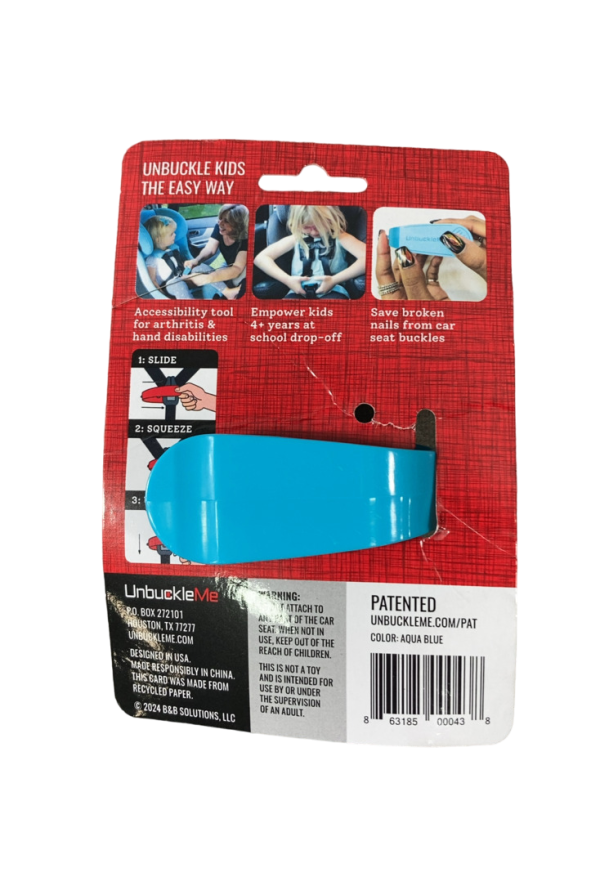 UnbuckleMe Car Seat Buckle Release Tool, Single Pack, Blue Online Sale - Image 4