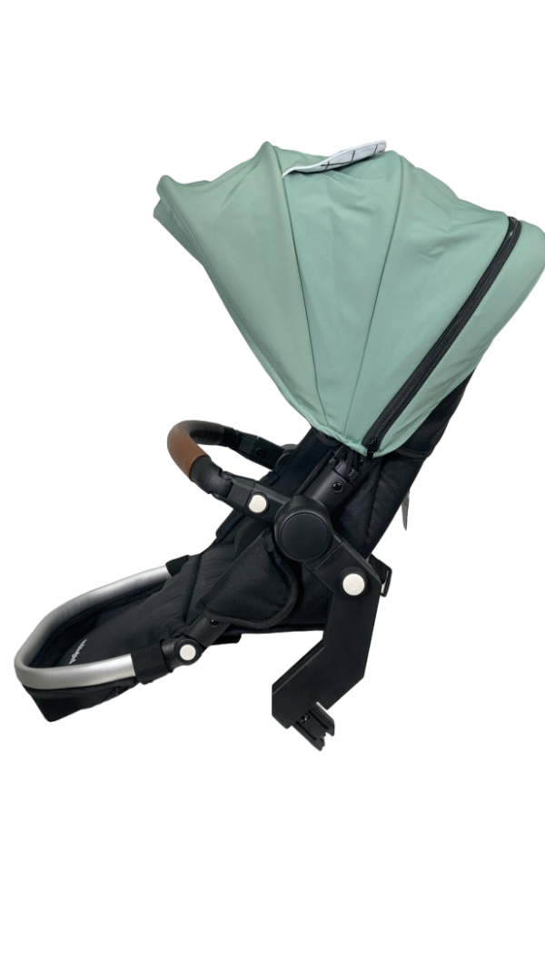 Mockingbird 2nd Seat, Silver with Penny Leather, Windowpane, Sage Online now - Image 3