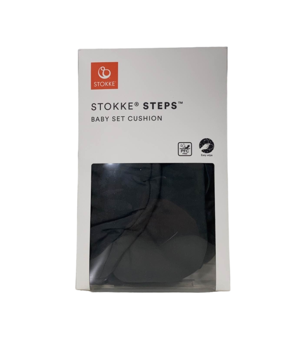 Stokke Steps Baby Set Cushion, Herringbone Grey For Sale