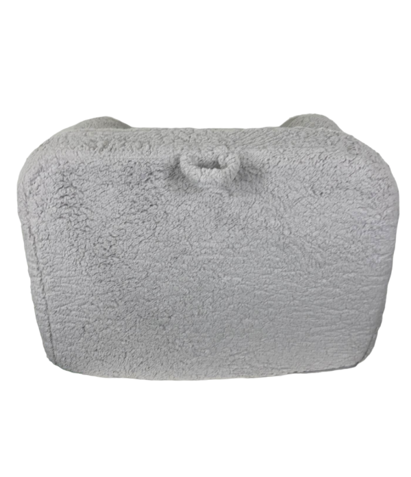 Delta Children Cozee Sherpa Chair, Grey Sherpa For Sale - Image 4