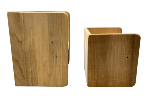Wooden Children s Cube Table and Chair For Sale - Image 5