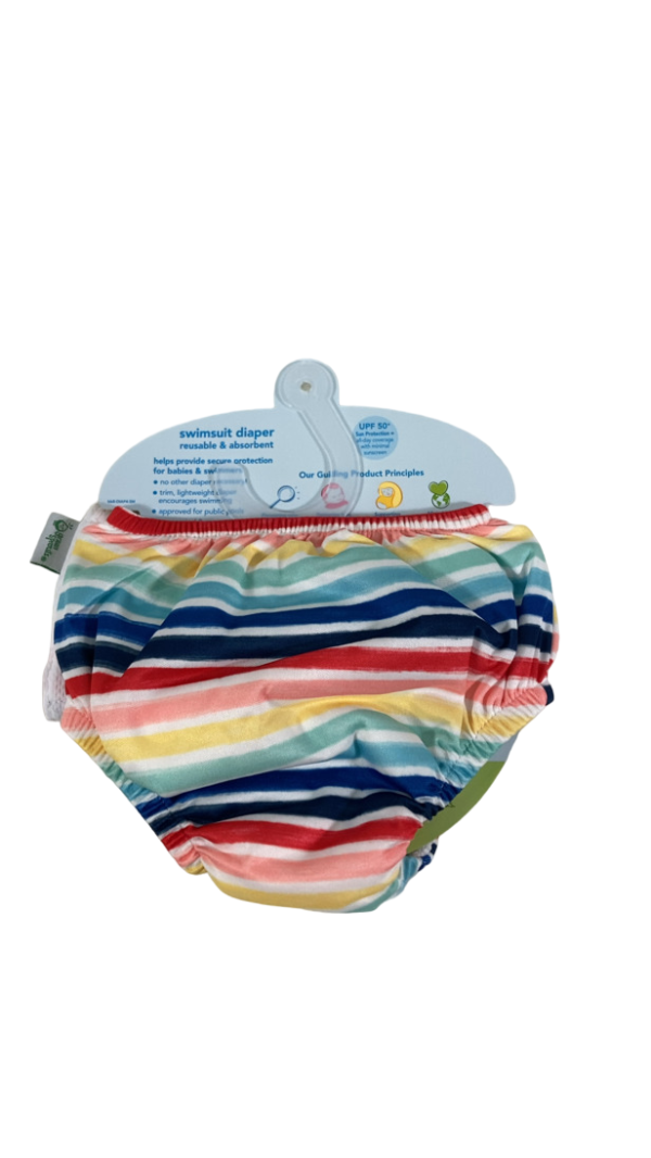 Green Sprouts Eco Wet Dry Bag And Swim Diaper Set, Rainbow Stripes Fashion - Image 5