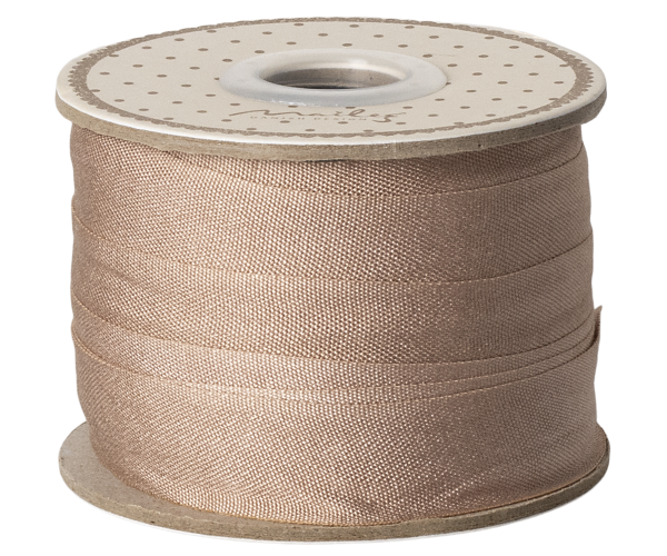 Ribbon, W: 18 mm x L: 10 m - Soft brown Online Sale
