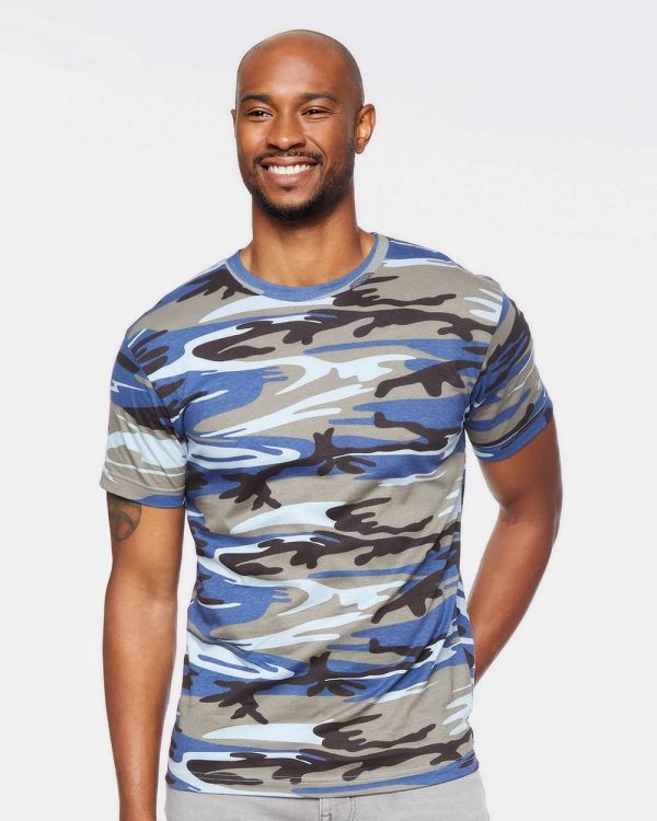 3907 ADULT CAMO TEE Online - Image 4