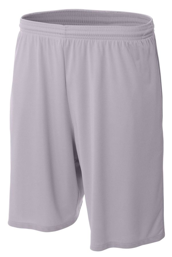 A4 Sublimation 9  MOISTURE MANAGEMENT SHORT WITH SIDE POCKETS N5338 on Sale
