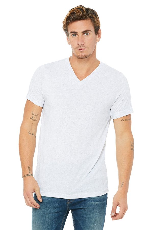 BELLA 3005 UNISEX JERSEY SHORT SLEEVE V-NECK TEE (XS - XL) Online Hot Sale - Image 2