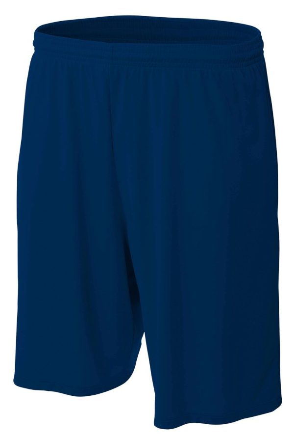 A4 Sublimation 9  MOISTURE MANAGEMENT SHORT WITH SIDE POCKETS N5338 on Sale - Image 4