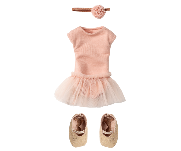 Ballet suit and skirt rose, Size 2 Online now