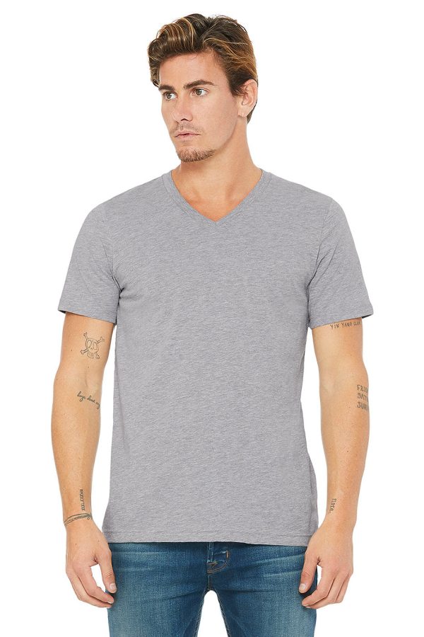 BELLA 3005 UNISEX JERSEY SHORT SLEEVE V-NECK TEE (XS - XL) Online Hot Sale - Image 4