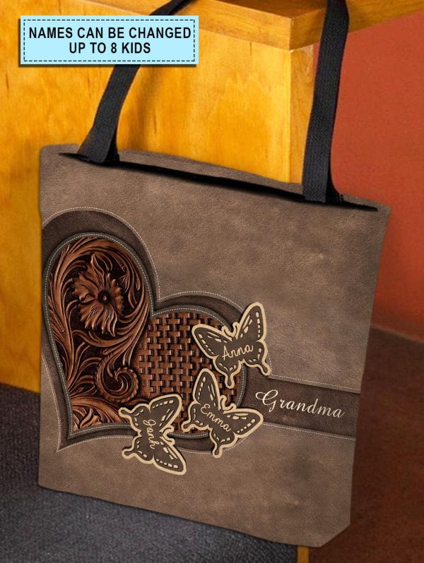 Grandma Personalized All Over Tote Bag, Personalized Gift for Nana, Grandma, Grandmother, Grandparents - TO009PS09 Sale